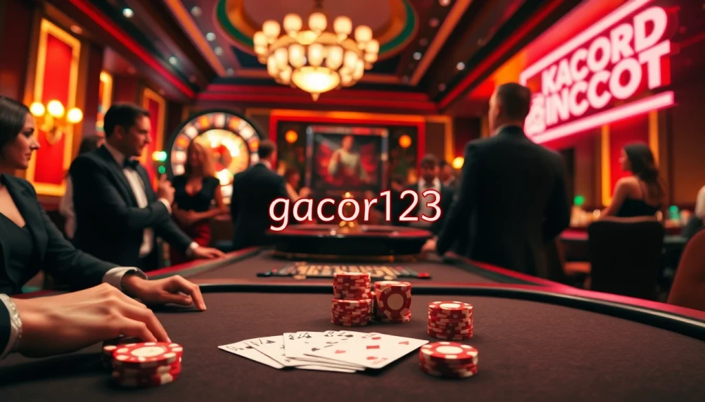 Join the exciting poker tables at gacor123, where fortunes are made and thrilling moments await.