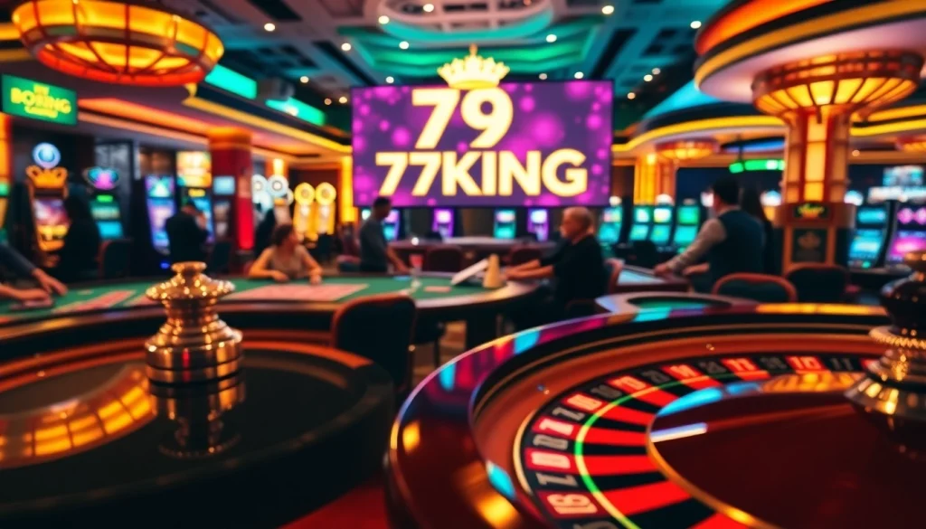 Enjoy the thrill of winning at 79KING casinos with players at roulette tables.